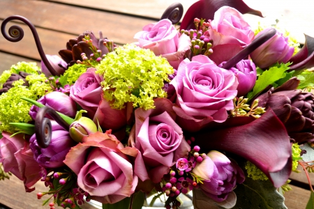 Bouquet - pink roses, roses, bouquets, bouquet, pink rose, rose, nature, pink flower, flowers, pink flowers, flower