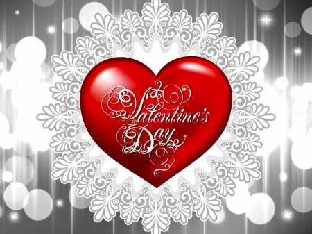 Happy Valentine's day - pretty, heart, beautiful, lovely, love, happy, valentine, background, day