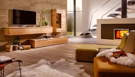 Modern interior - room, architecture, modern, inerior