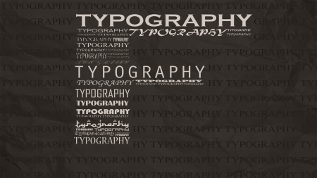 Typography - white, word, letter, typography, paper, black