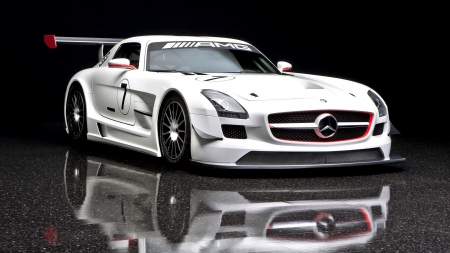 Mercedes Benz SLS GT1 AMG - sports, amg, sls, benz, cars, mercedes, gt1