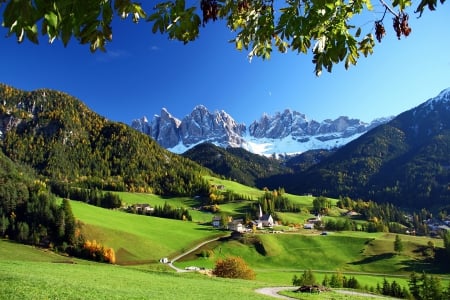 Italy, mountains - landscape, meadows, mountains, Italy