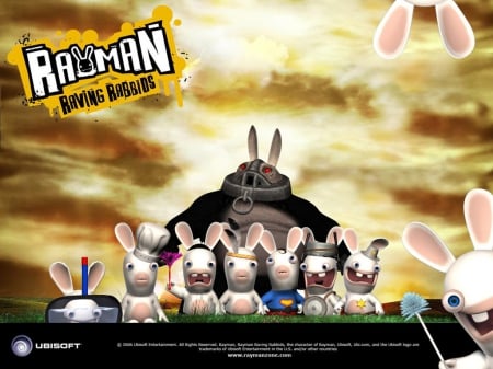 Rayman Raving Rabbids - raving, ubisoft, rabbids, rayman