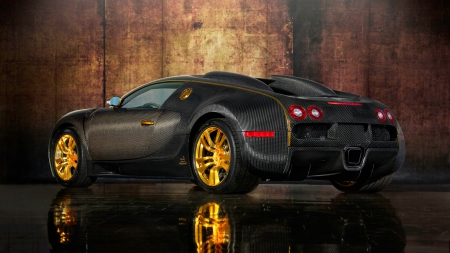 2010 Bugatti Veyron Linea Vincero dOro by Mansory - sports, bugatti, tuned, mansory, tuning, veyron, linea, cars, vincero, doro