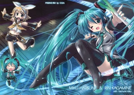 Miku Hatsune - anime, miku vocaloid