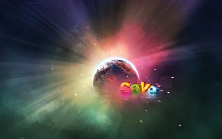 Let's save it. - save, planet, earth