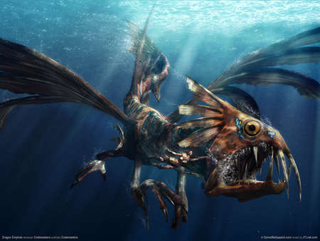 Underwater Dragon - dragon, underwater