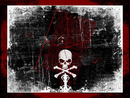 Skull and Cross Bones - skull, cross bones