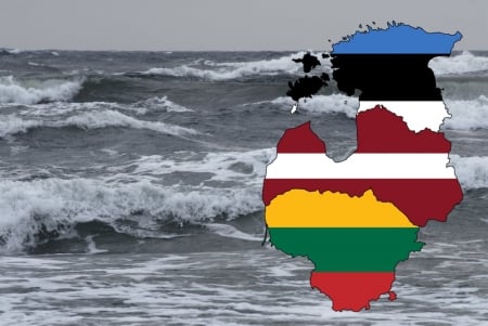 Baltic States - baltic states, latvija, latvia, lithuania, lietuva, flag, baltic sea, sea, estonia, flags, map, eesti