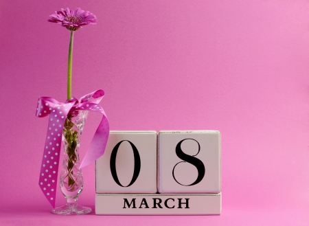 8 March - with love, nature, gerbera, pink flower, for you, flowers, flower, 8 march