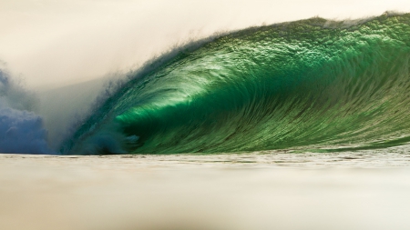 Great Wave, Pipeline - Hawaii, surf, water, dangerous, beach, green