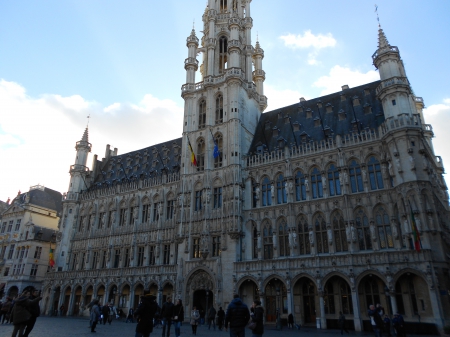 Grand place in Bruxelles - grand place, bruxelles, sky, building