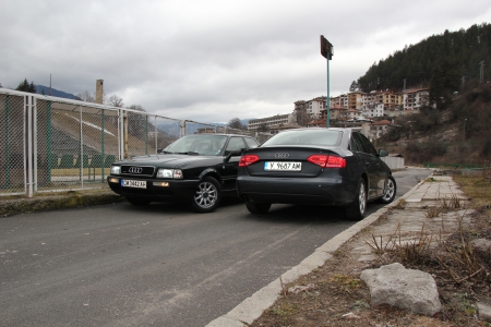 nice audi - front, back, a4, audi, 80, 16v