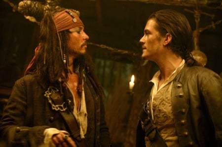 Captain Jack Sparrow and Will Turner!