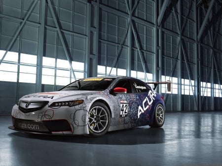 2015 Acura TLX GT Race Car - Wing, Acura, 2015, Racer