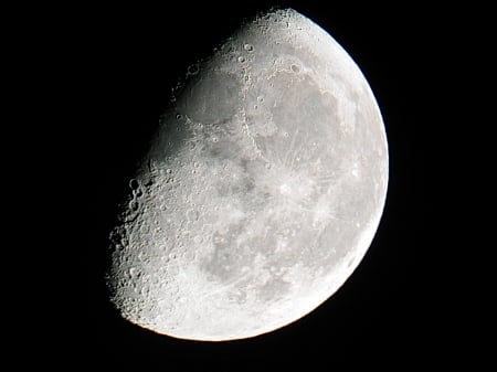 Our Moon - Half Moon, The Moon, Space, Hundreds of Creators