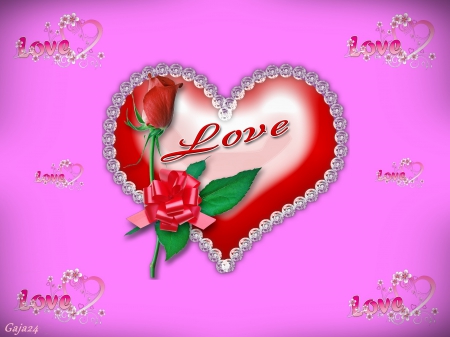 Love - valentines day, love, happy, heart