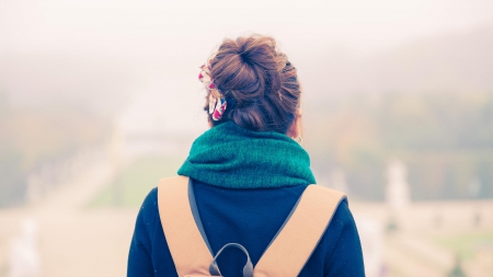 Model - women, hairs, back, Model