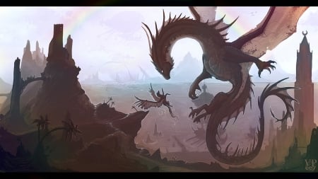 Dragon - animal, dragon, fantasy, cg