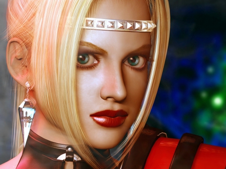 Fantasy girl - woman, face, fantasy, cg