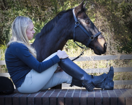 BEAUTIFUL HORSE AND COWGIRL - HORSE, COWGIRL, BEAUTUIFUL, GORGEOUS