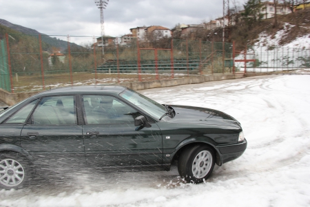 audi 80 drift - competiton, plow, sport, 16v, audi, 80, drift, snow