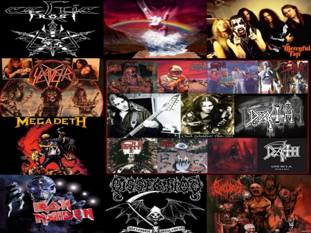 METAL - metal, thrash metal, heavy metal, death metal