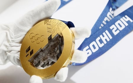 Sochi 2014 - gold medal, Olympiad, Sochi, Russia, gold, 2014, photo