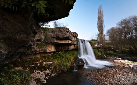 Lermontov Waterfall, Russia - Russia, Rocks, Nature, Waterfall