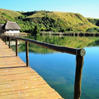 Dragon Peaks Park Pond and Jetty