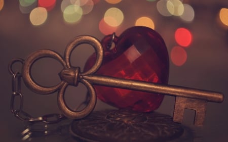 Key - key, heart, pendant, keys, pendants, hearts