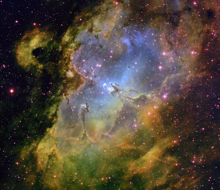 Inside the Eagle Nebula