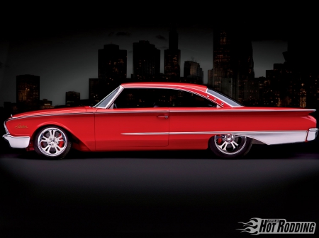 1960-Ford-Starliner - 1960, red, ford, classic