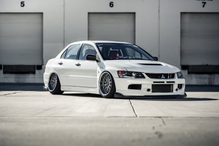 Mitsubishi-Evolution - mitsubishi, wheel, car, evolution