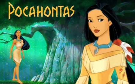 Pocahontas - movie, girl, cartoon, pocahontas