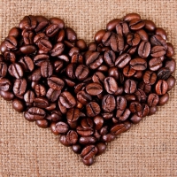 Coffee Beans Heart