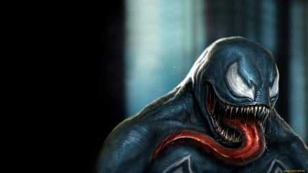 Venom - movie, spiderman, cartoon, venom