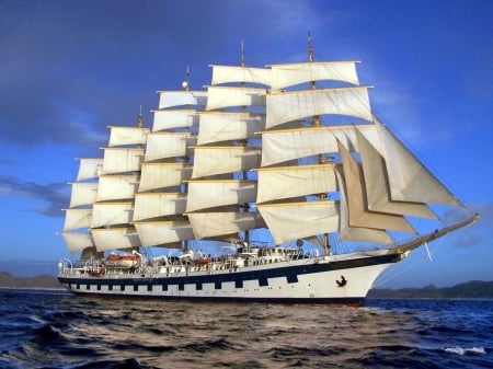 Royal Clipper - Clipper, Sail, ship, tall ships, tall ship, Royal, ships, Boats, Royal Clipper