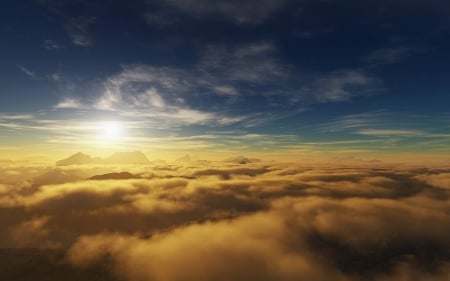 Sky - cloud, sky, nature, sunset