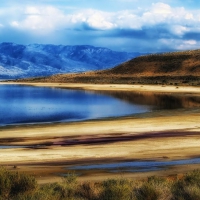 the great salt lake in utah hdr