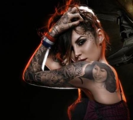 tattoo - tattoo, models, people, photography, fashion