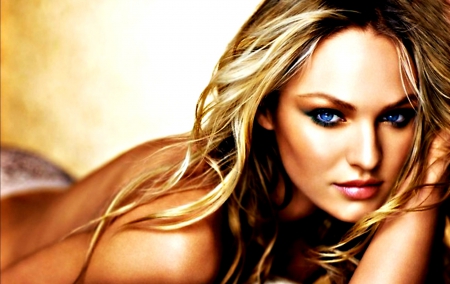 Candice Swanepoel - beauty, woman, face, girl, blue eyes, candice swanepoel, model, blonde