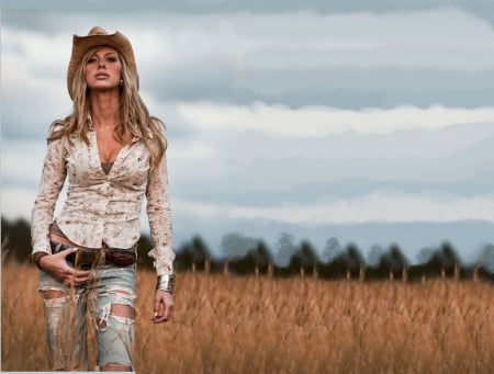 Cowgirl's Rugged Life