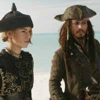 Elizabeth Swann and Captain Jack Sparrow!