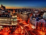 madrid at twilight