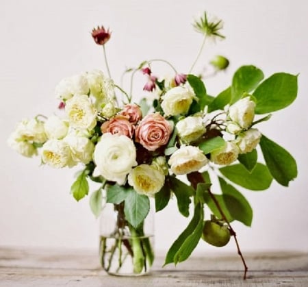 lovely bouquet - flowers, lovely, bouquet, still life, ranunculus