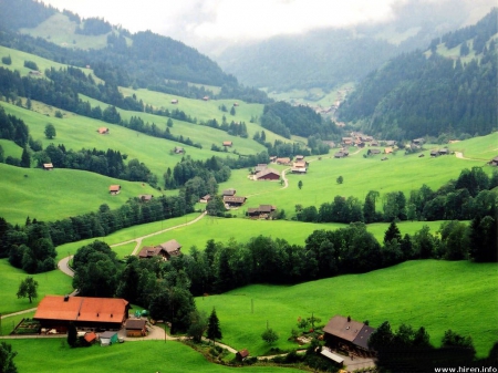 Switzerland - nature, green, Switzerland, travel, beauty, natural beauty, mountains, natural