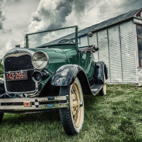 fantastic vintage ford roadster hdr