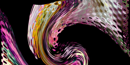 THE WAVE - colours, creation, wave, abstract