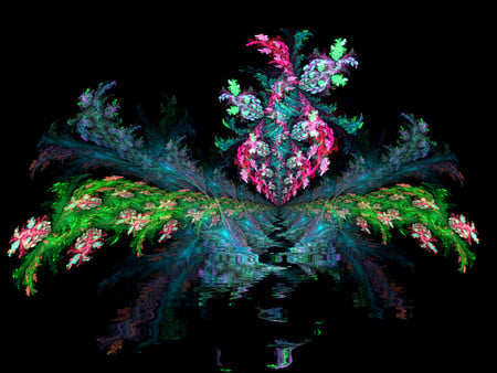 Flowering - fractal, colors